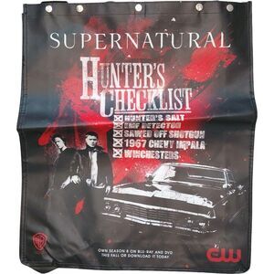 Supernatural 2013 SDCC Swag Bag Tote with Cape Hunter's Checklist WB